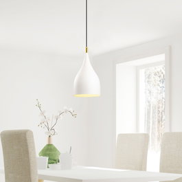 Opviq Lámpara de araña moderna ajustable en blanco y negro